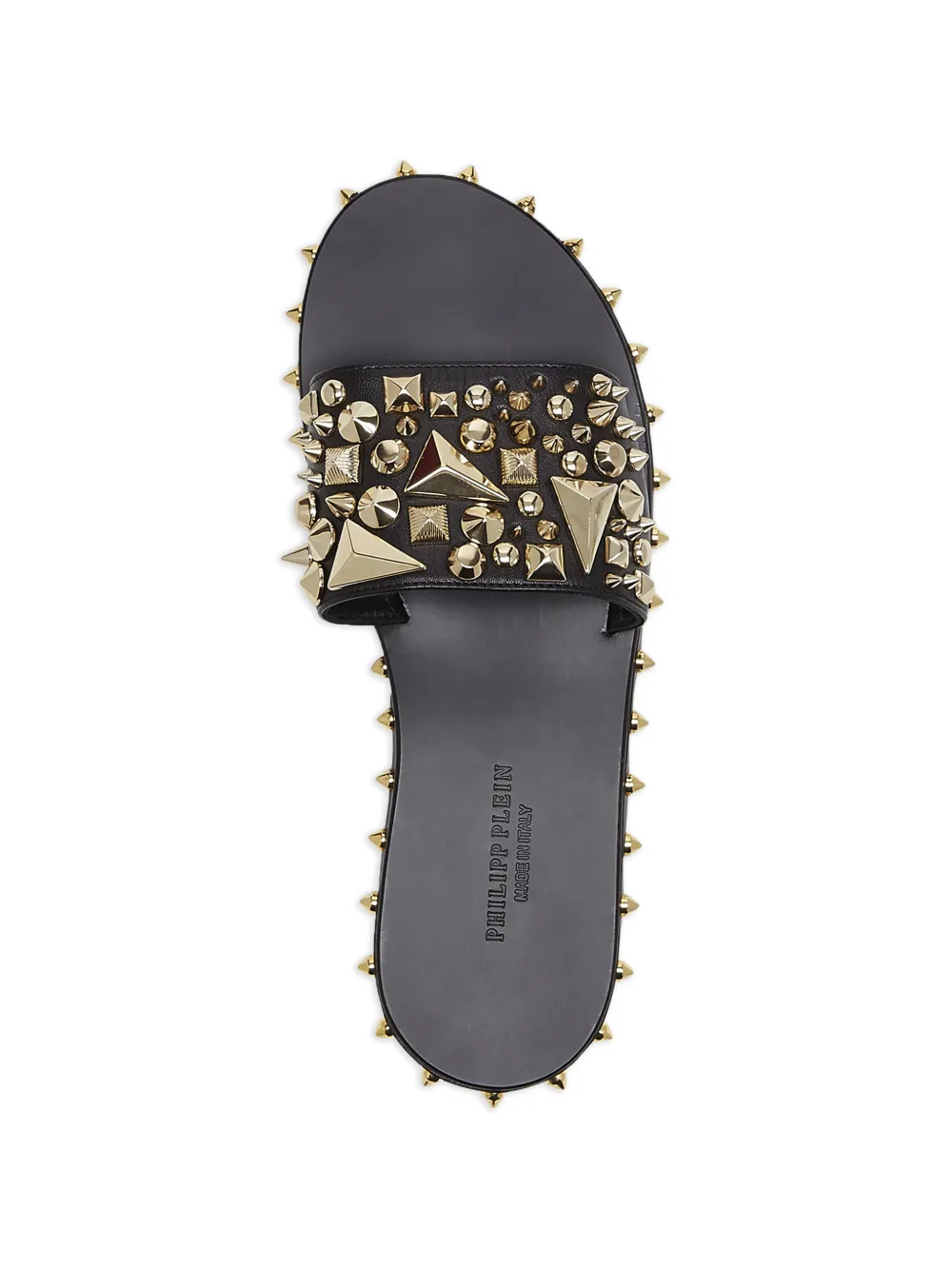 Philipp Plein Sandalen met studs Zwart