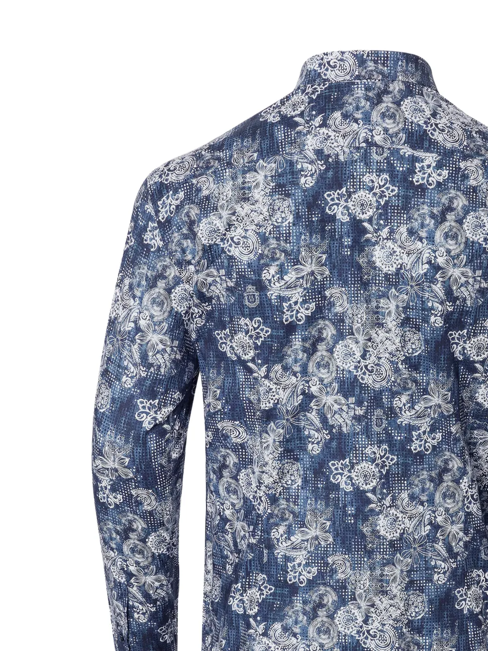 Billionaire Overhemd met bloemenprint Blauw