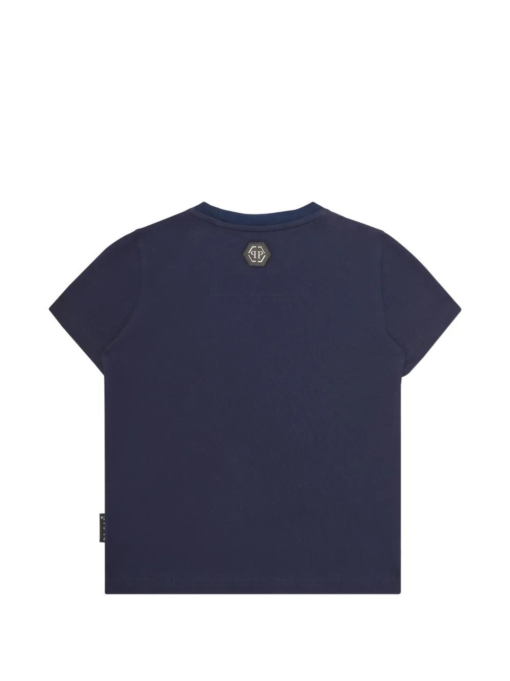 Philipp Plein Junior T-shirt met ronde hals Blauw