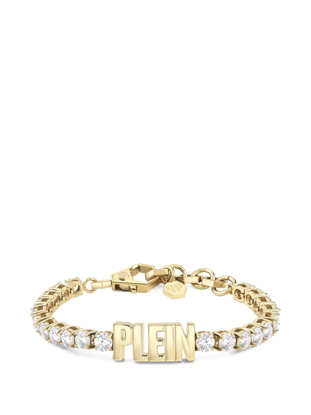 Philipp Plein logo-detail bracelet - Oro