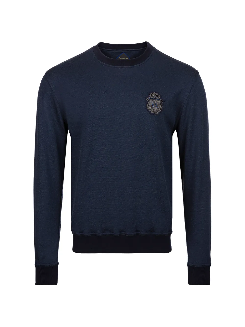 Billionaire logo-crest sweatshirt - Blu