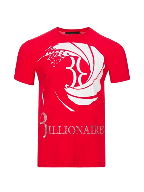 Billionaire round-neck graphic-print T-shirt