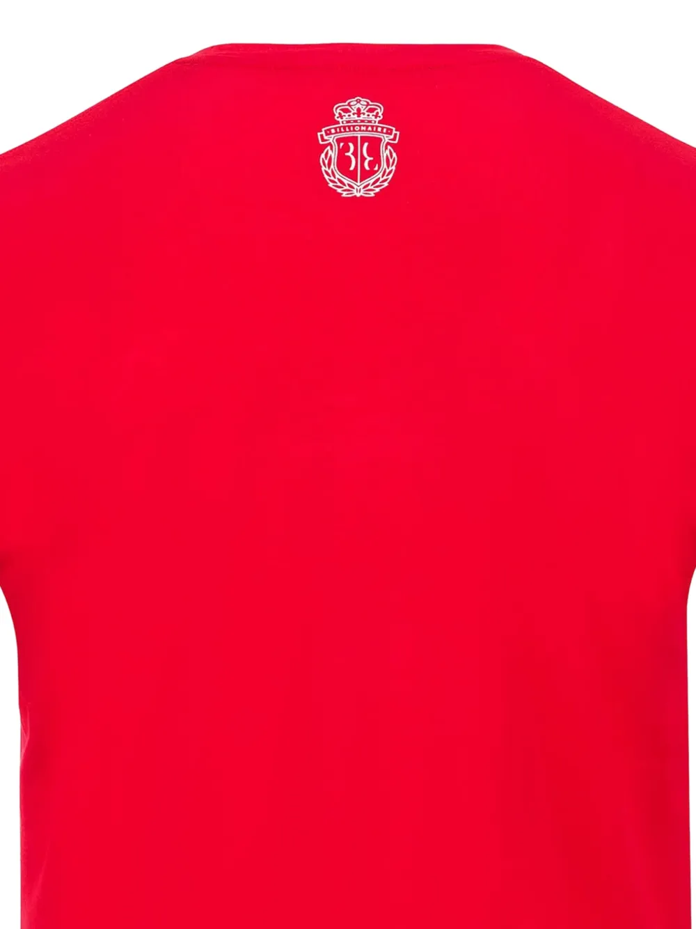 Billionaire T-shirt met ronde hals met print Rood