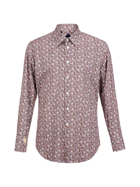 Billionaire Iker long-sleeve printed shirt