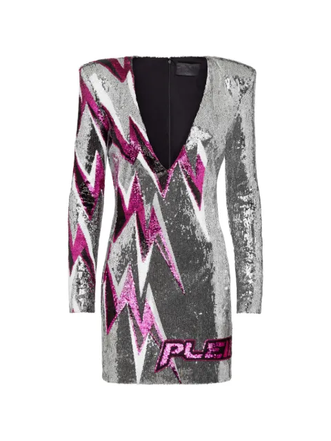 Philipp Plein vestido corto con lentejuelas