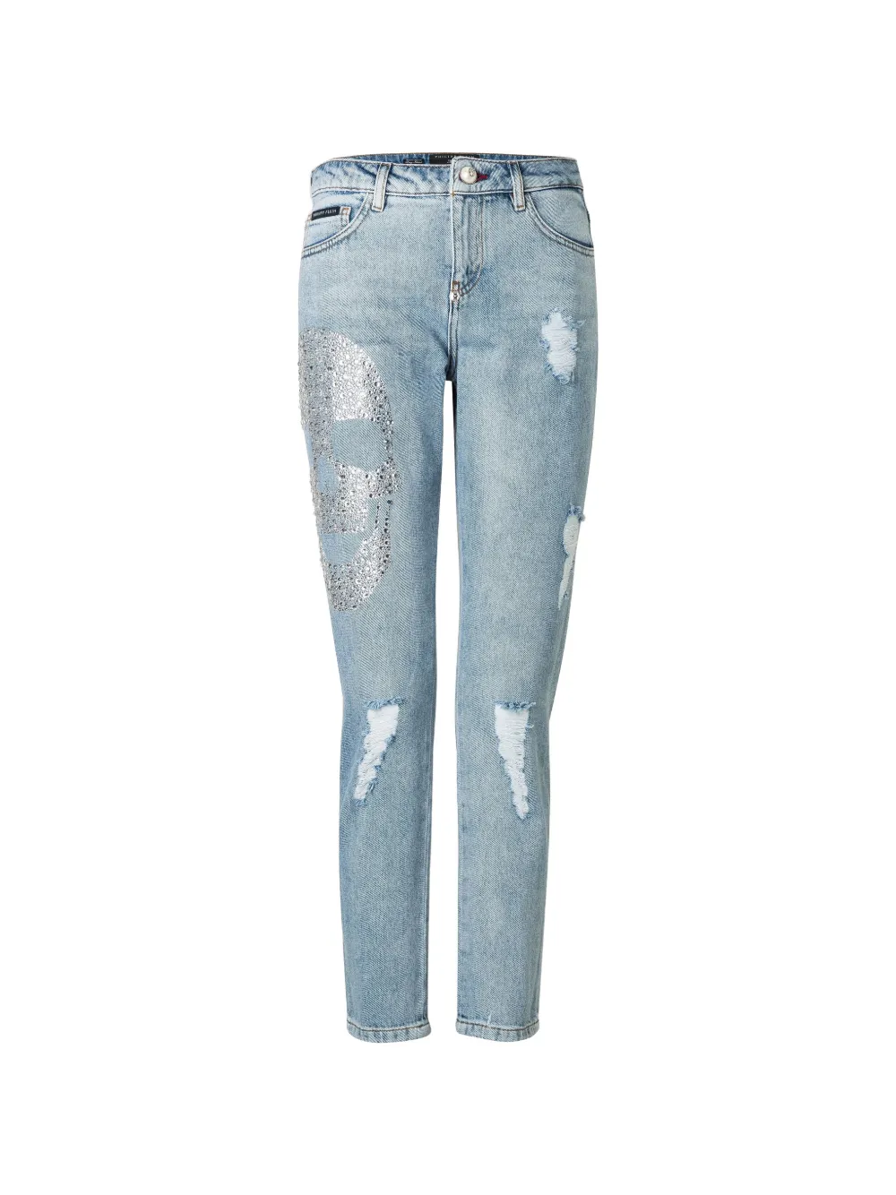 Philipp Plein distressed jeans - Blu