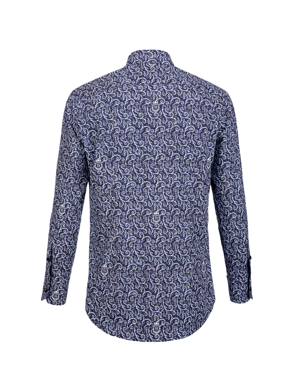 Billionaire Overhemd met paisley-print Blauw