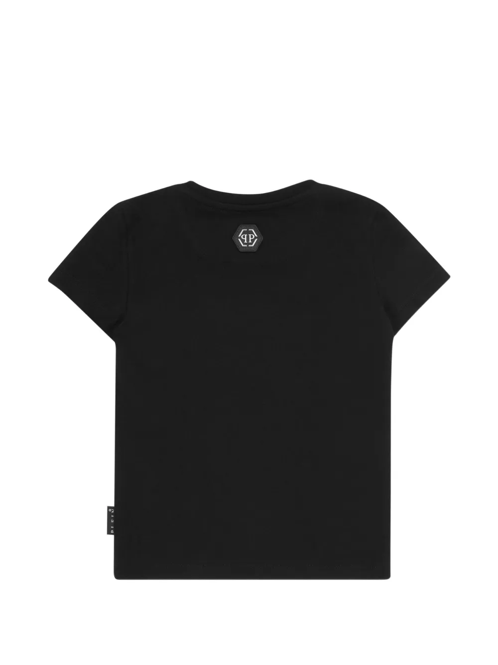 Philipp Plein Junior T-shirt met ronde hals Zwart