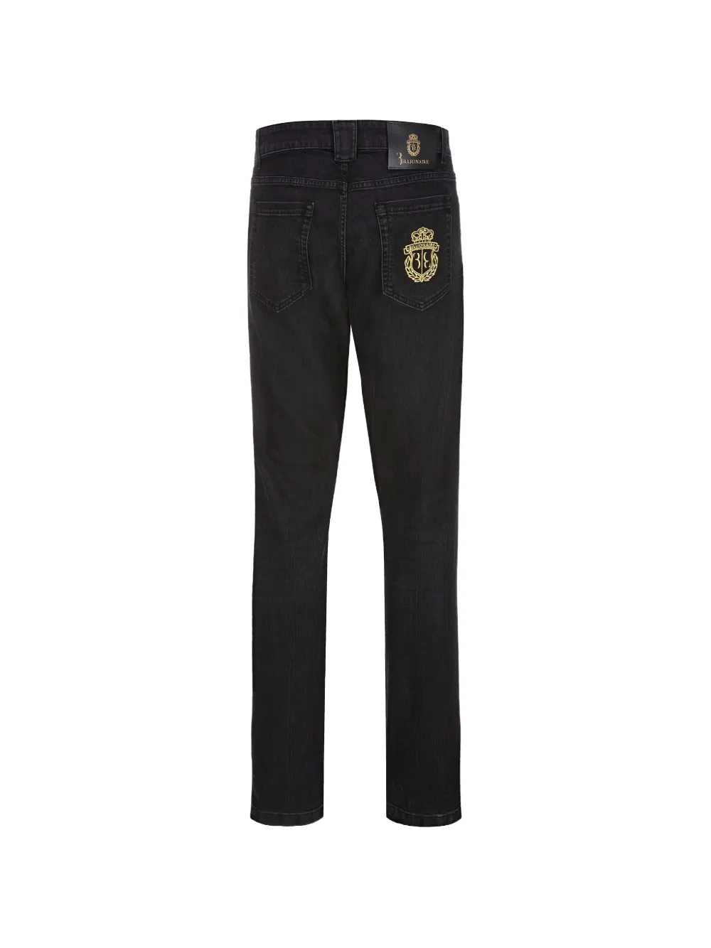 Billionaire Skinny jeans met borduurwerk Zwart