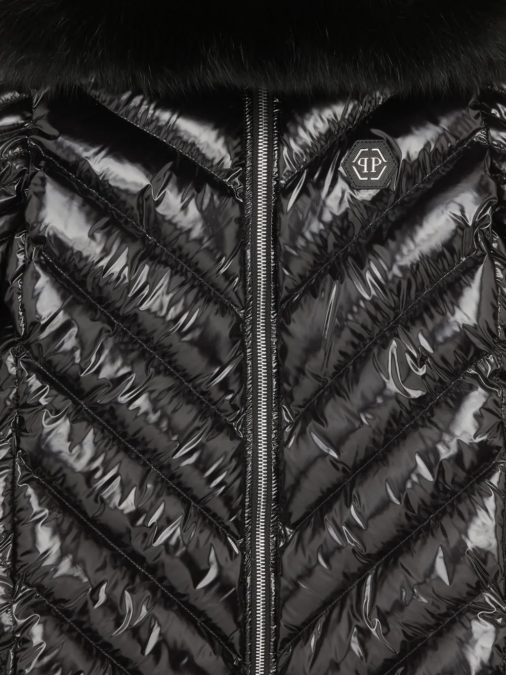 Philipp Plein Junior Donsjas Zwart