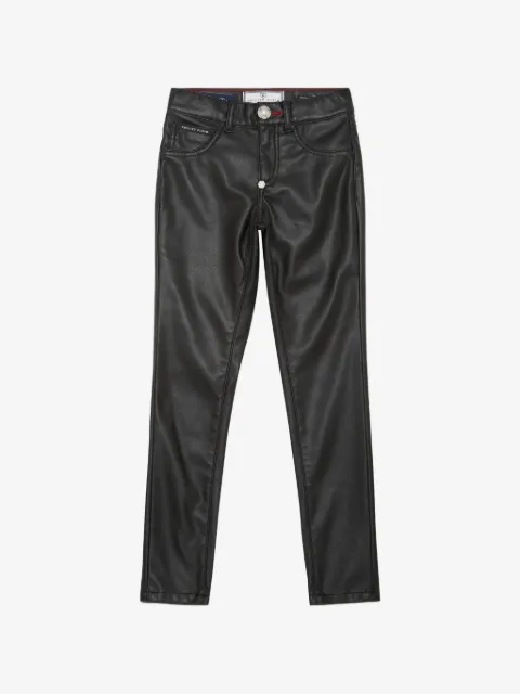 Philipp Plein Junior logo-plaque  jeggings