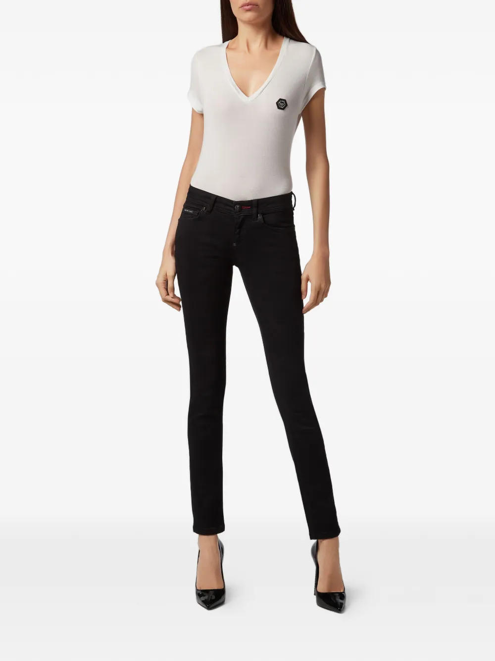Philipp Plein Skinny jeans Zwart