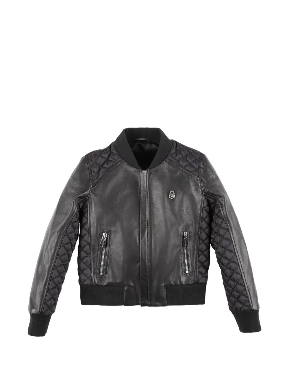 Billionaire Kids matelassé bomber - Nero