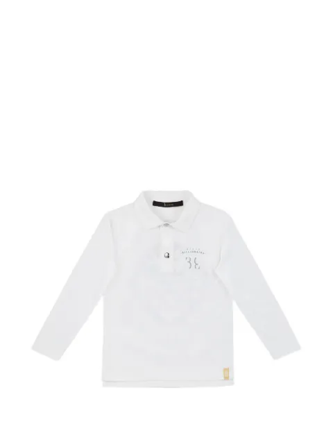 Billionaire Kids embroidery-logo polo shirt