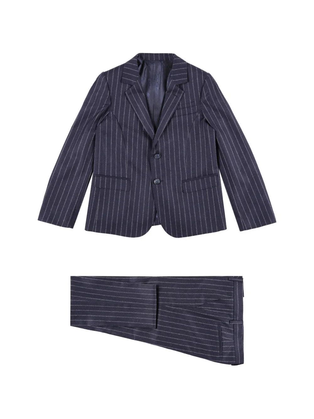Billionaire Kids pinstripe two-piece suit - Blu