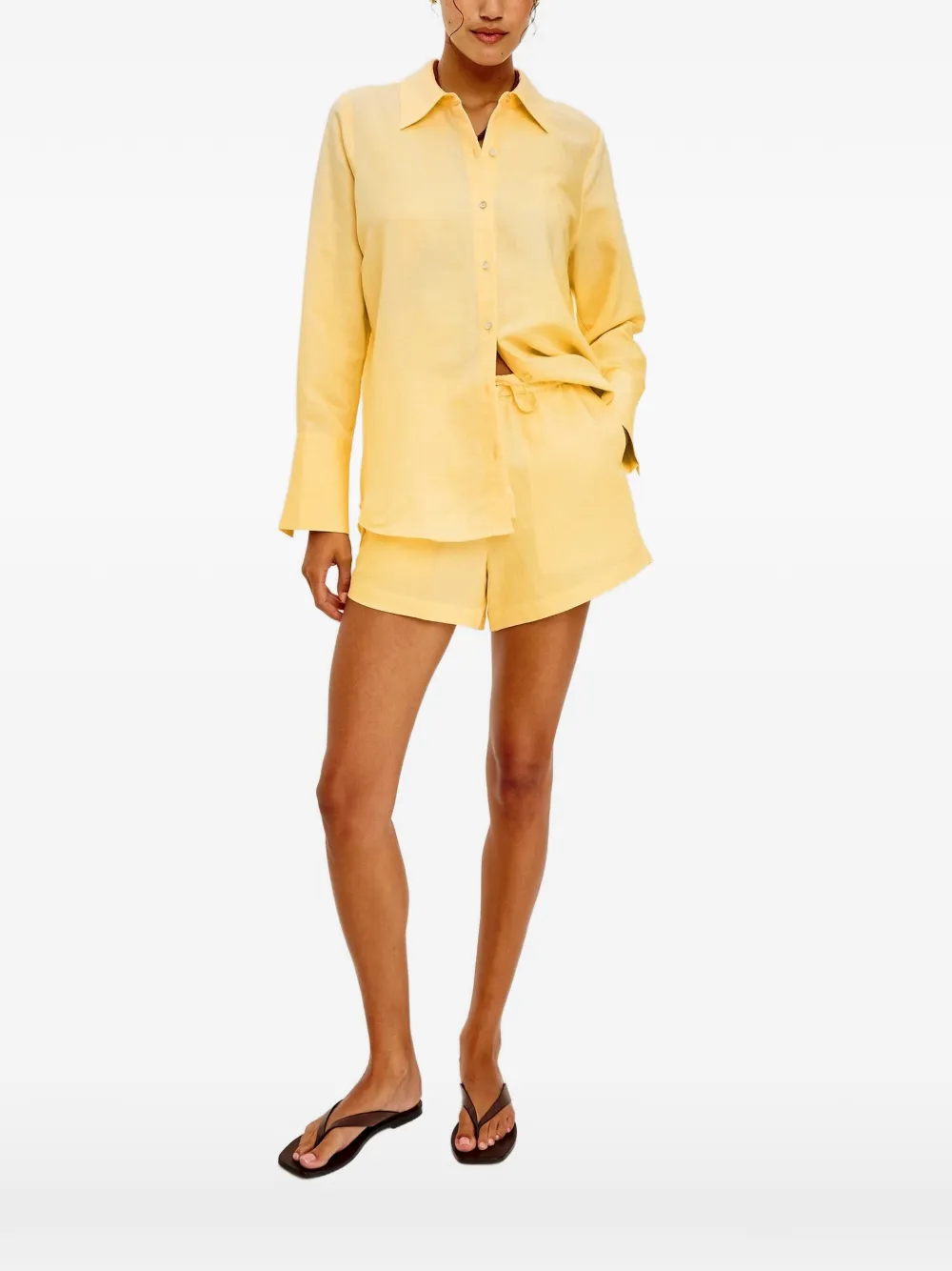 Rails Knox collared long-sleeve shirt - Gelb