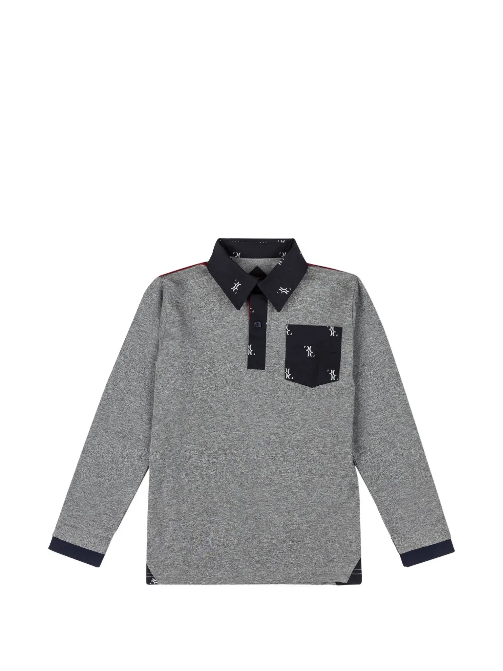 Billionaire Kids Arthur Lord polo shirt - Grigio