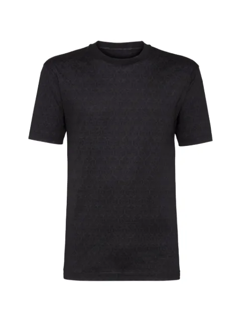 Billionaire lion print round neck t-shirt