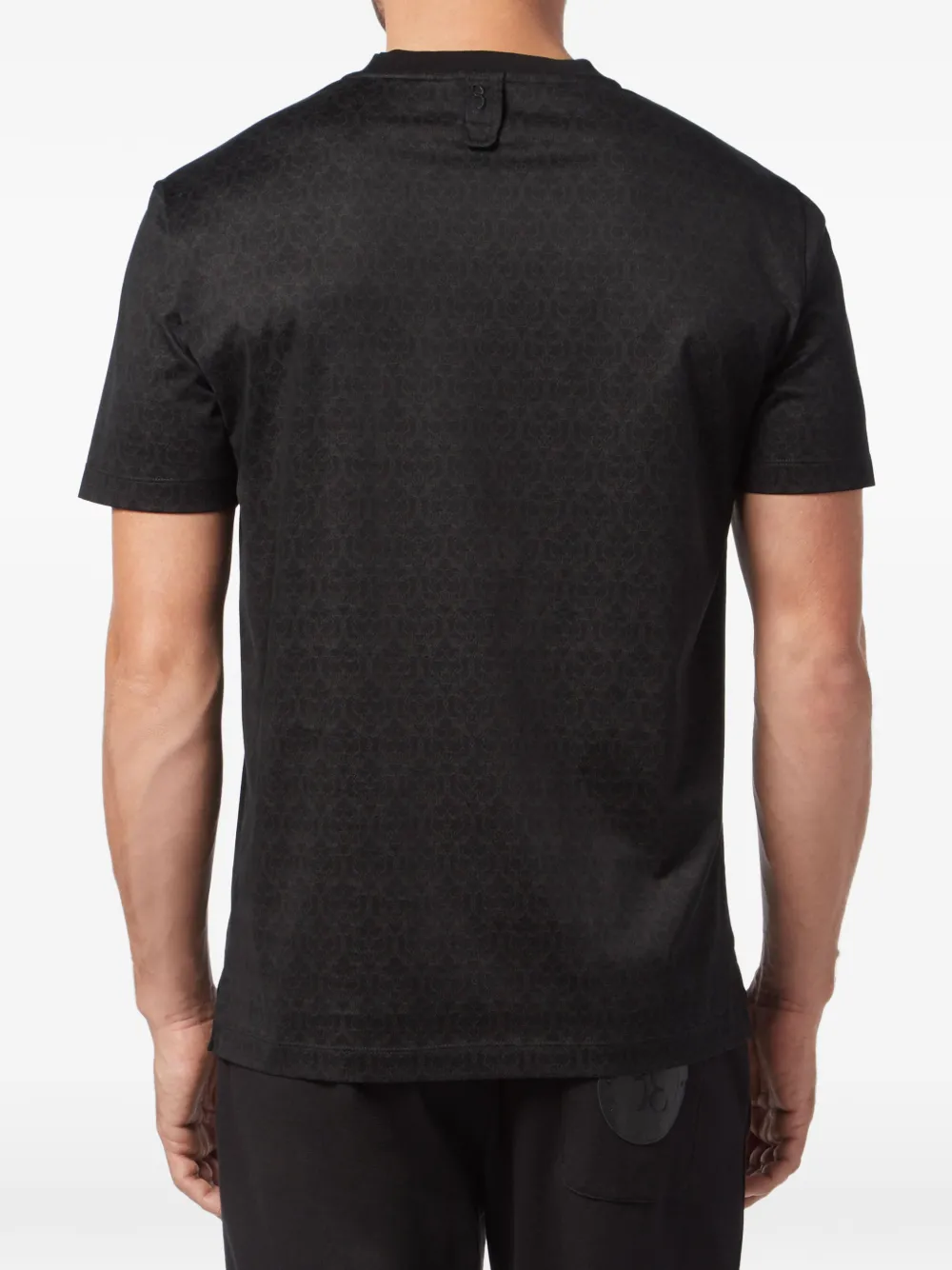 Billionaire T-shirt met ronde hals en leeuwprint Zwart