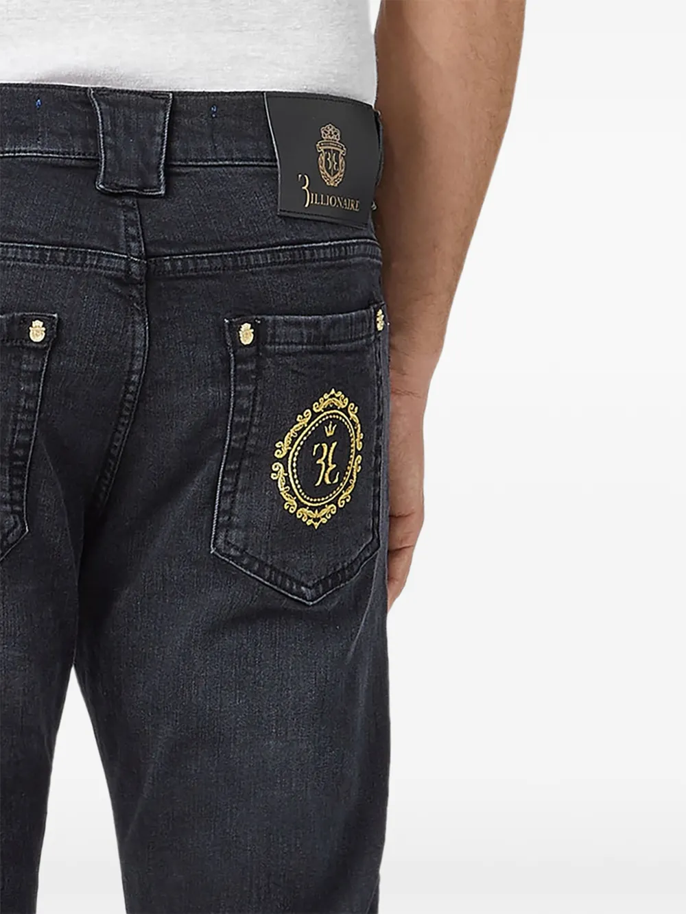Billionaire Straight jeans Zwart