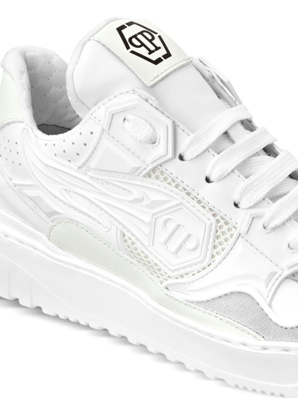 Philipp Plein Hexagon low-top sneakers Wit