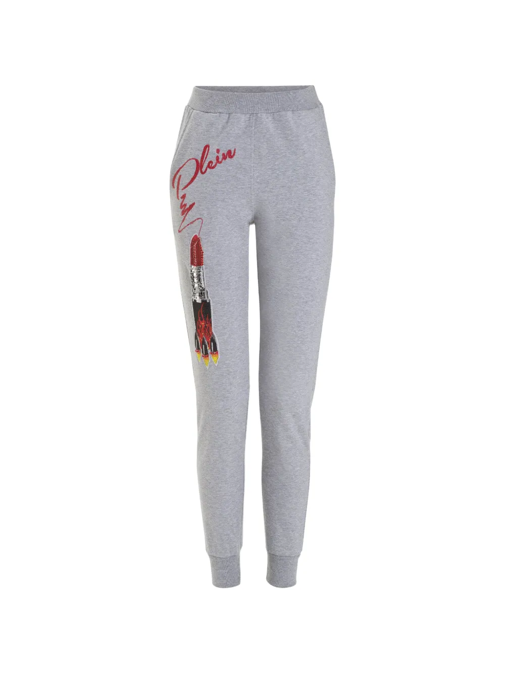 Philipp Plein rocket-graphic jogging trousers - Grigio