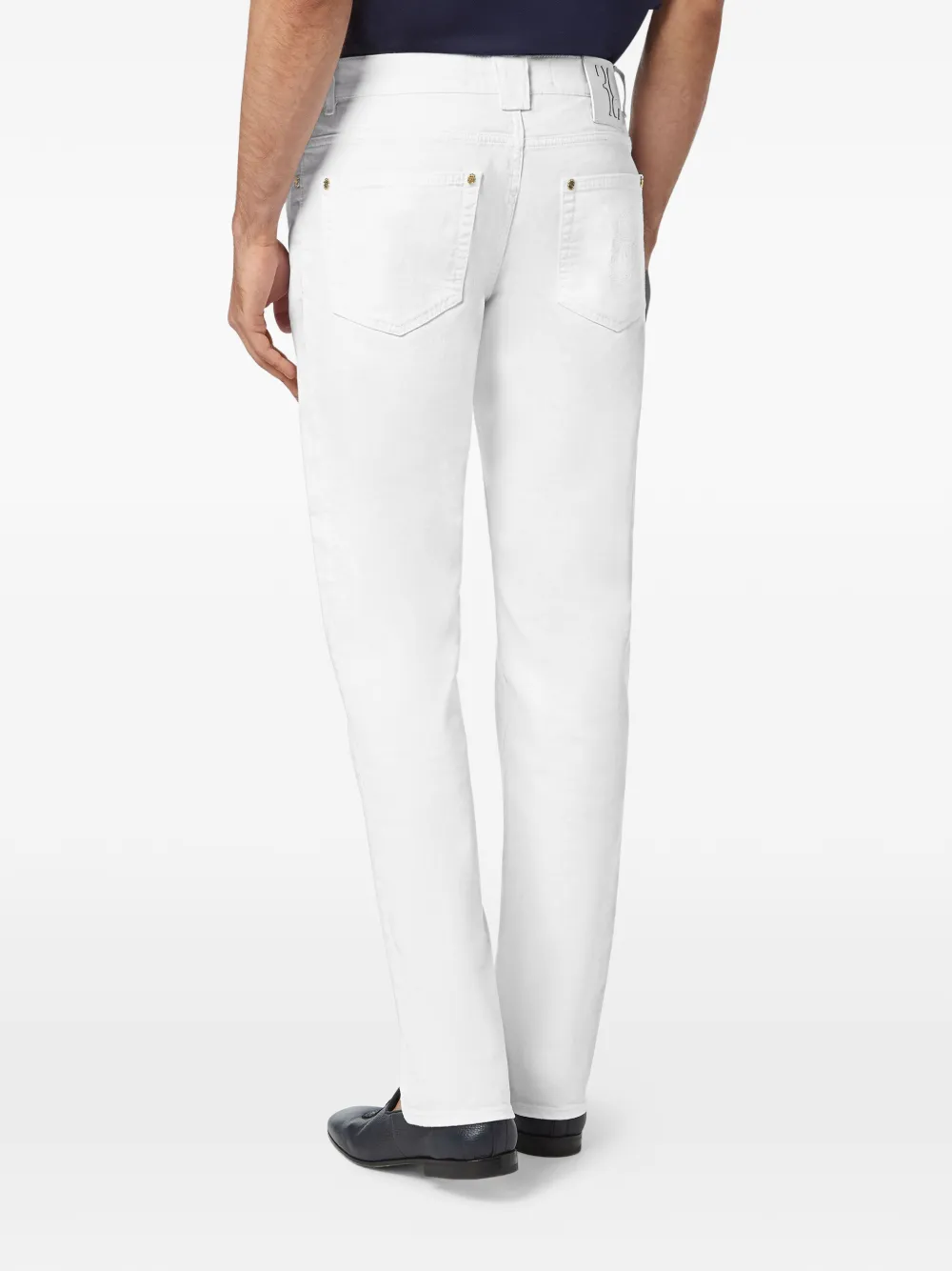 Billionaire Crest straight jeans Wit