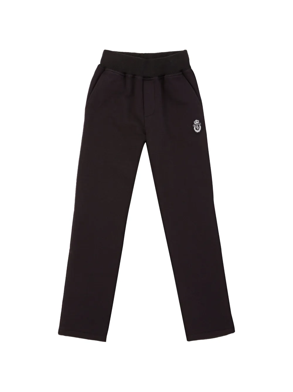 Billionaire Kids contrasting-embroidery track pants - Nero