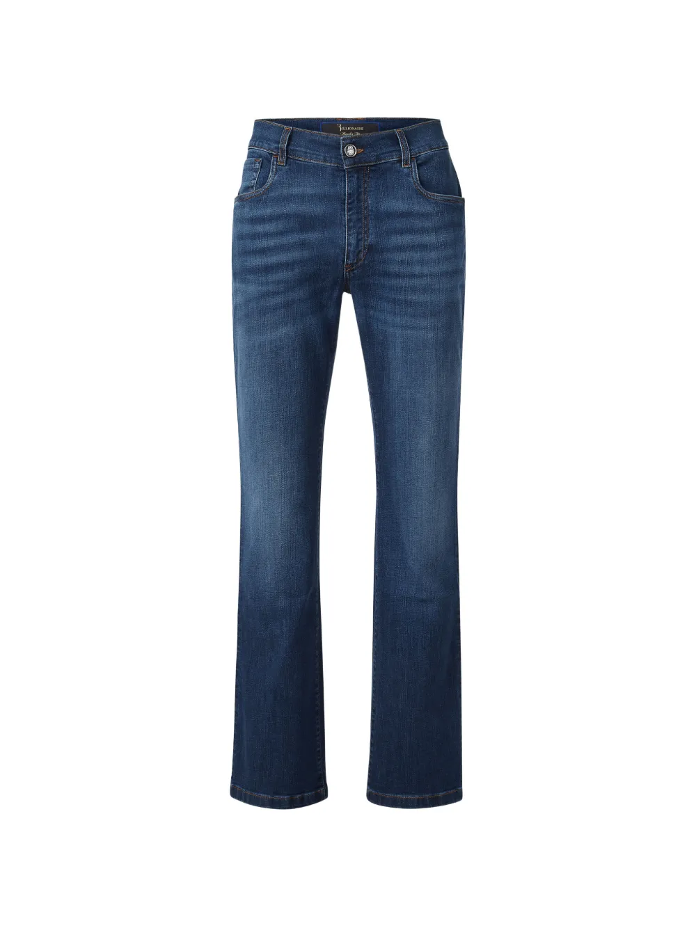 Billionaire logo-embroidered jeans - Blu