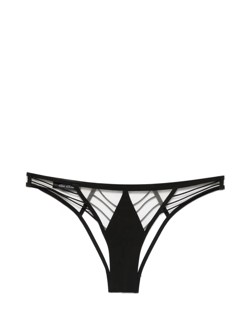Rick Owens cut-out mesh-panel briefs - Nero
