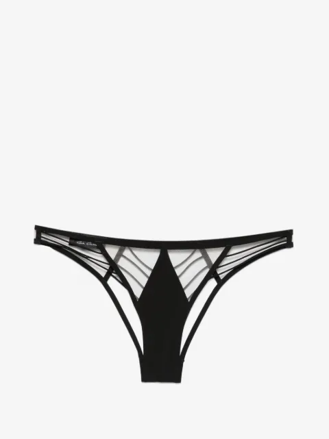 Rick Owens cut-out mesh-panel briefs