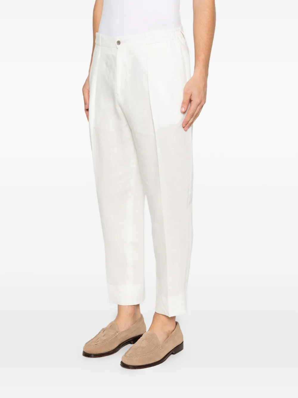 Briglia 1949 Portobello cropped plooibroek Wit