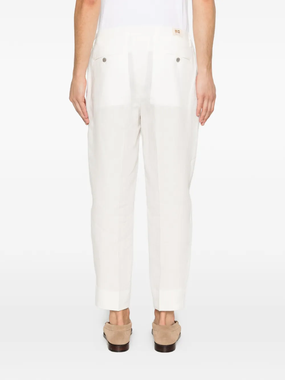 Briglia 1949 Portobello cropped plooibroek Wit