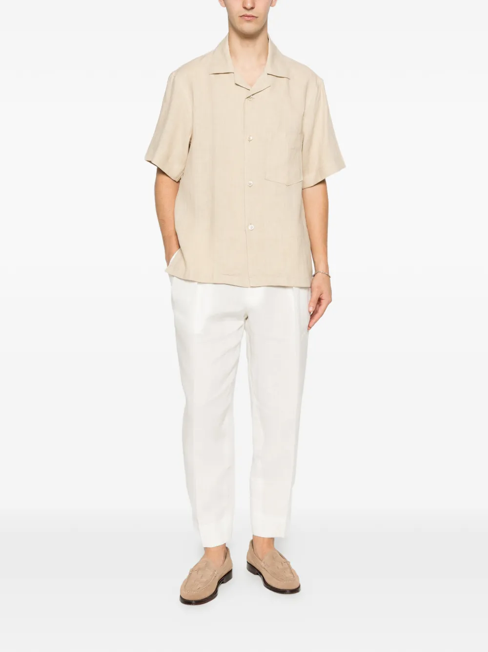 Briglia 1949 Portobello cropped plooibroek Wit