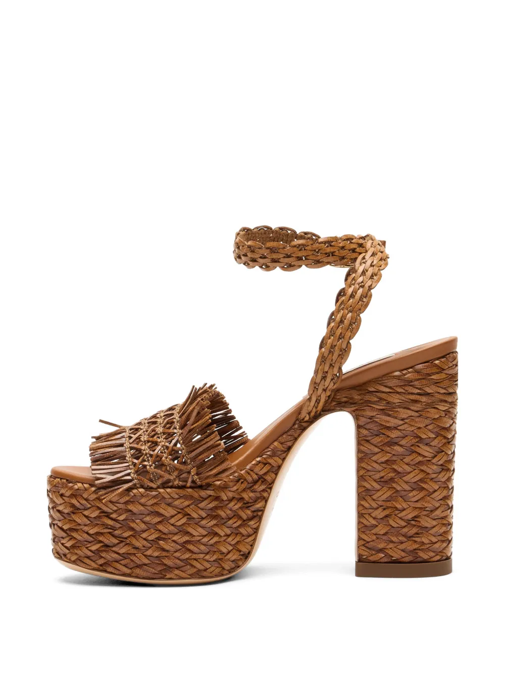 Casadei fringed heeled sandals Bruin