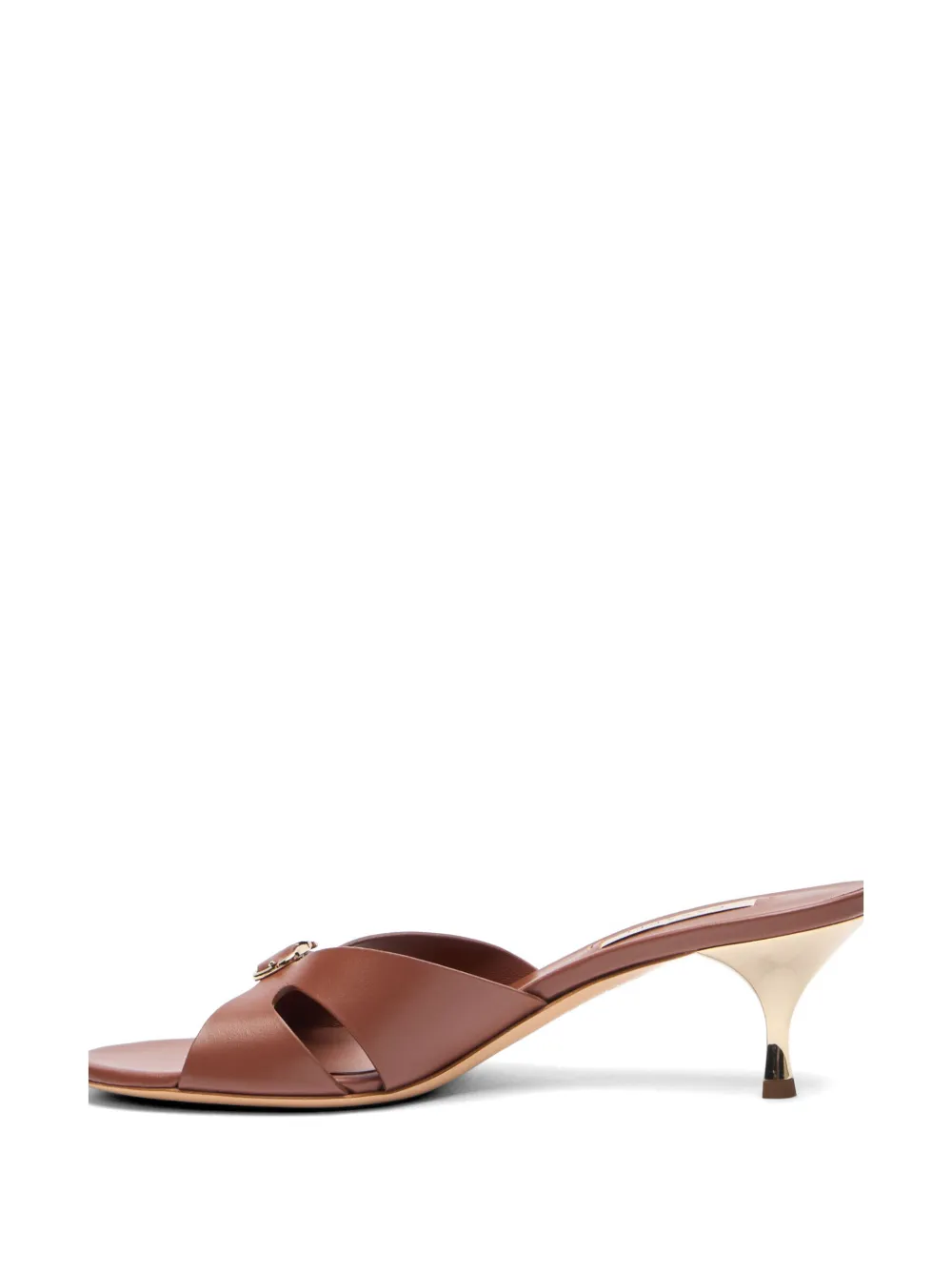 Casadei Julia buckle-upper leather heeled sandals Bruin