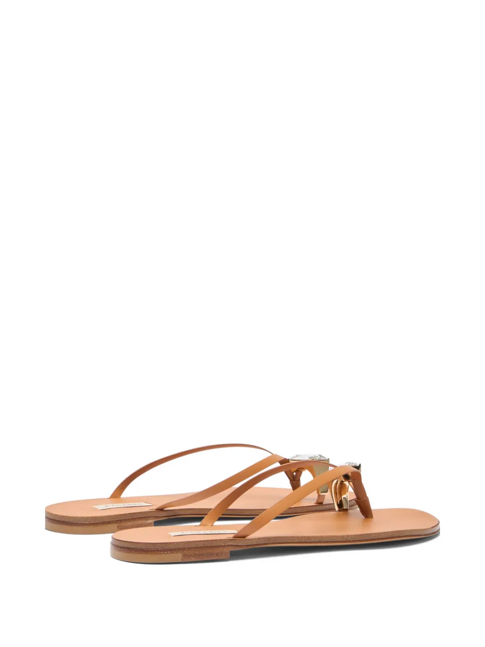 Casadei Soraya leather sandals Beige