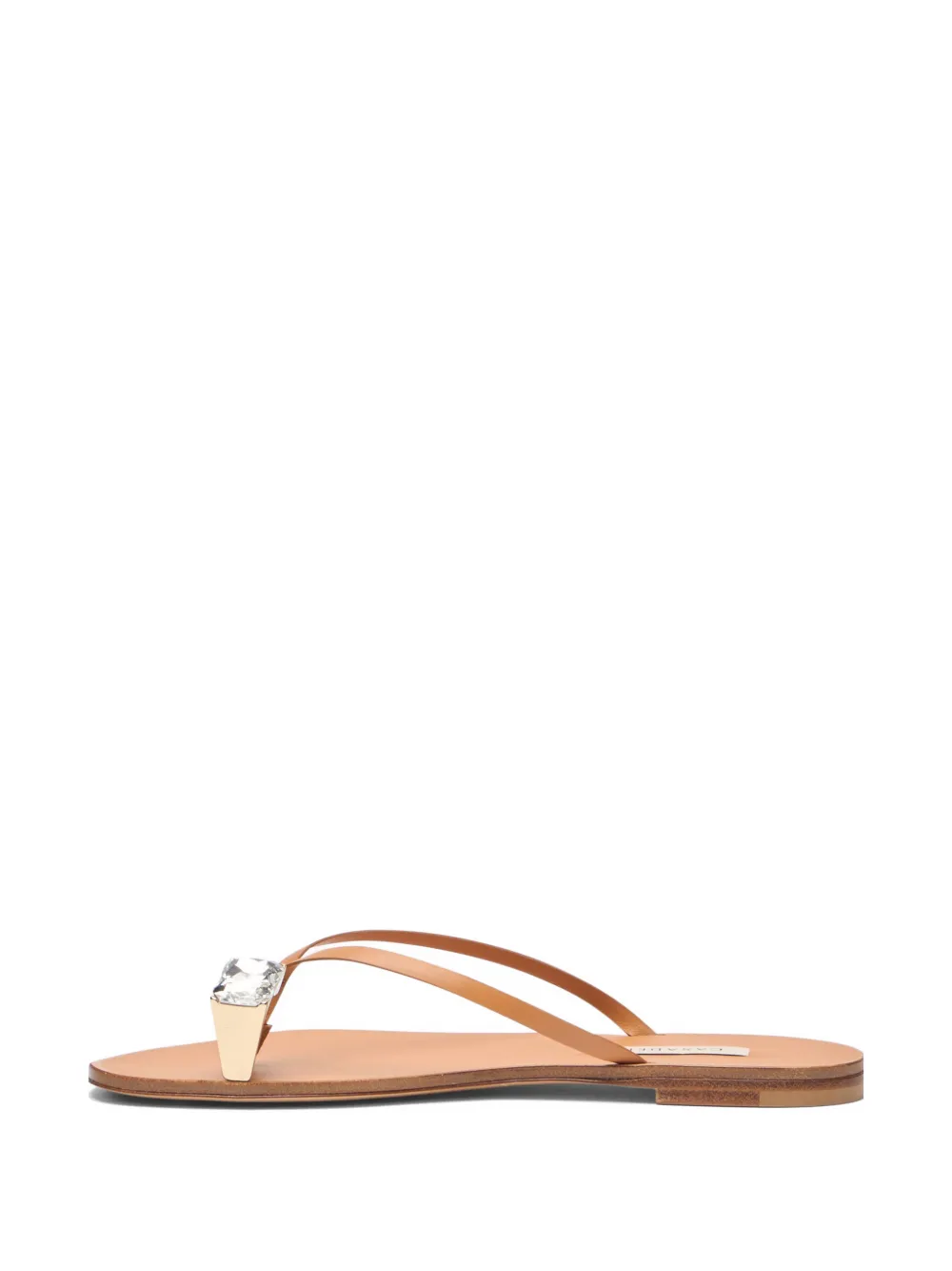 Casadei Soraya leather sandals Beige