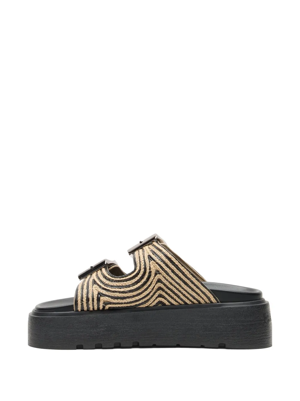 Casadei Birki platform sandals Beige