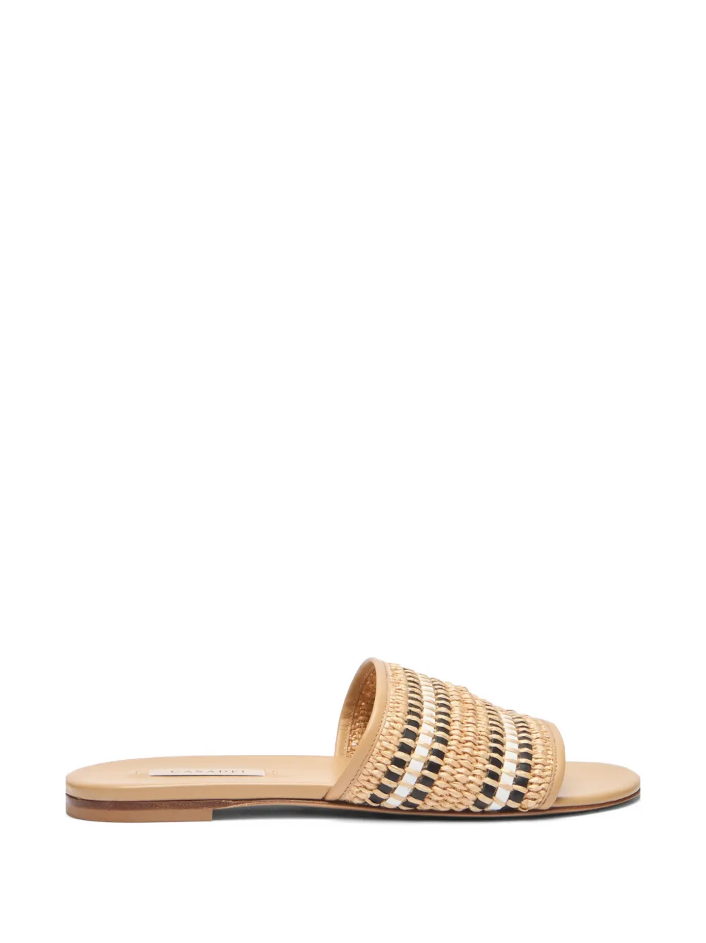 Casadei Amalfi flat sandals Beige