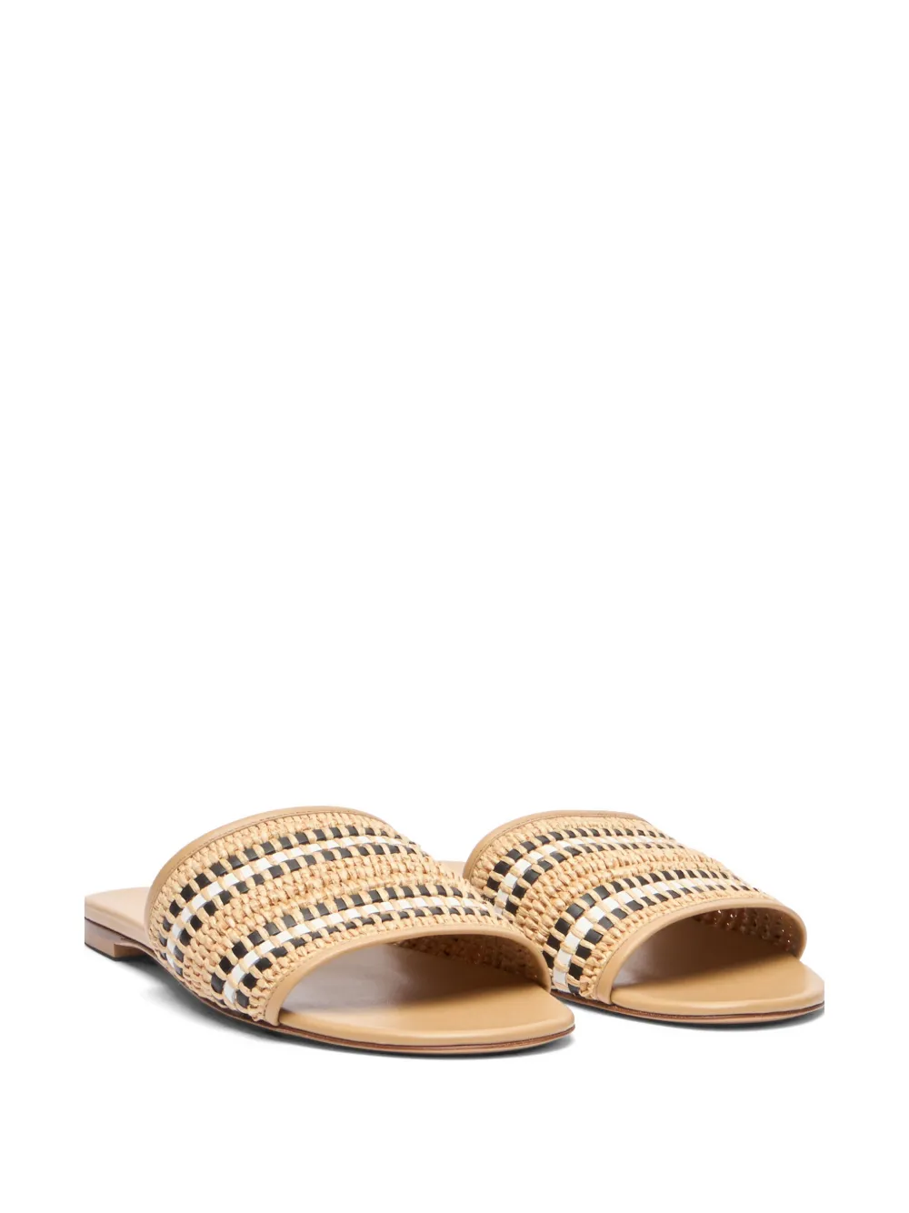 Casadei Amalfi flat sandals Beige