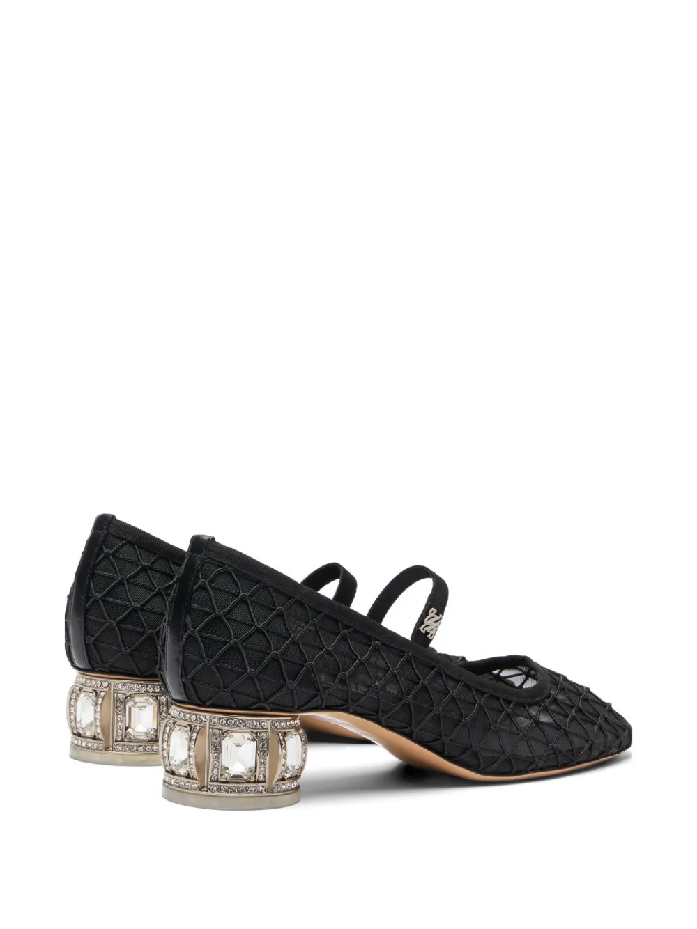 Casadei Belle Epoque jewel-heel pumps Zwart