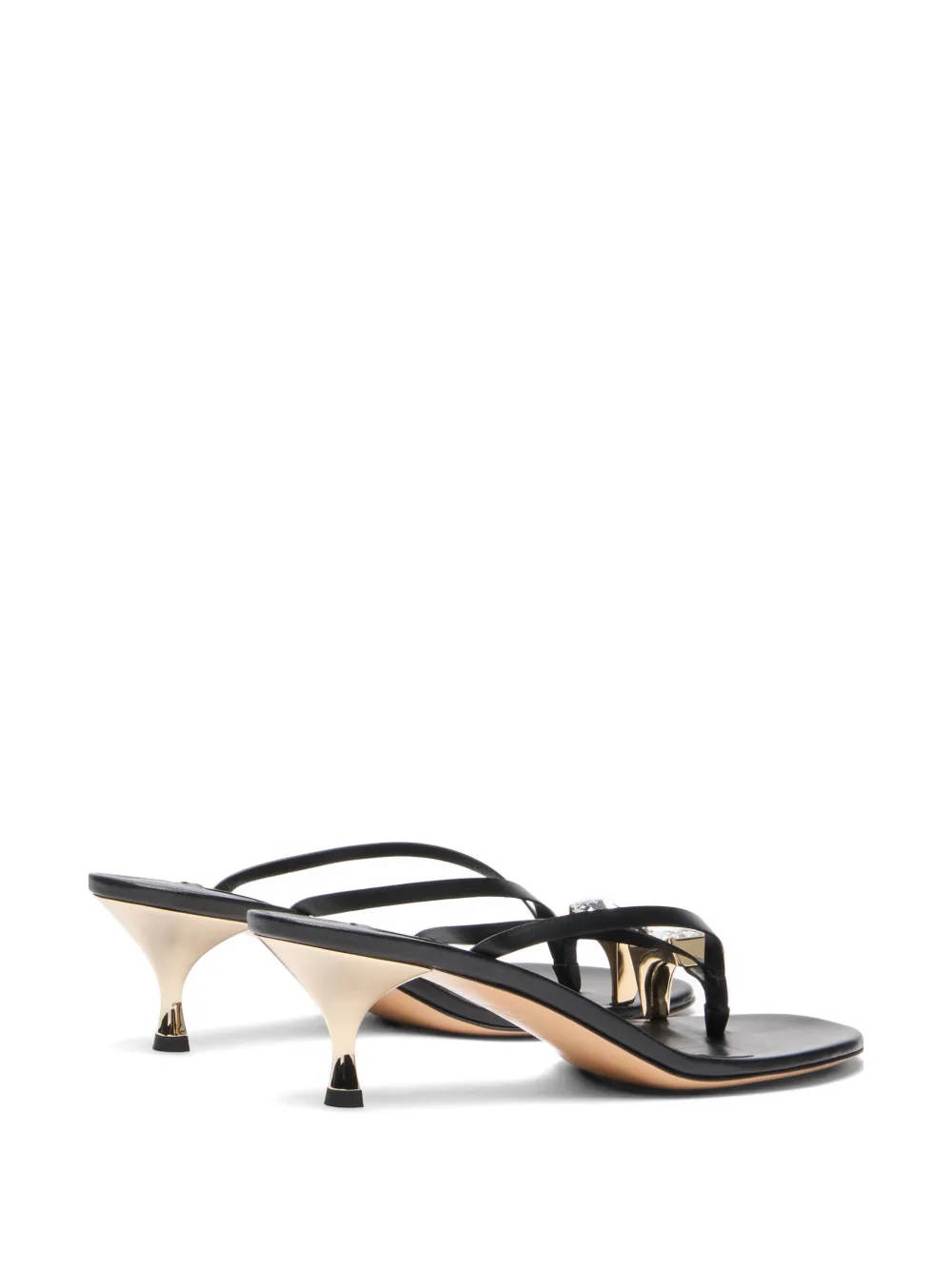 Casadei Julia leren muiltjes Zwart