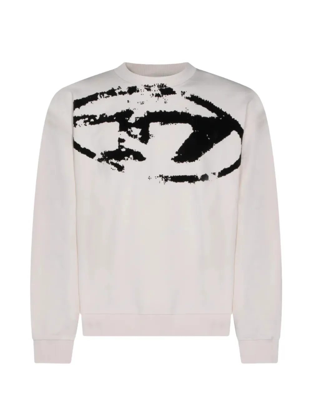 Diesel S-Boxt-N5 logo-print sweater - Bianco