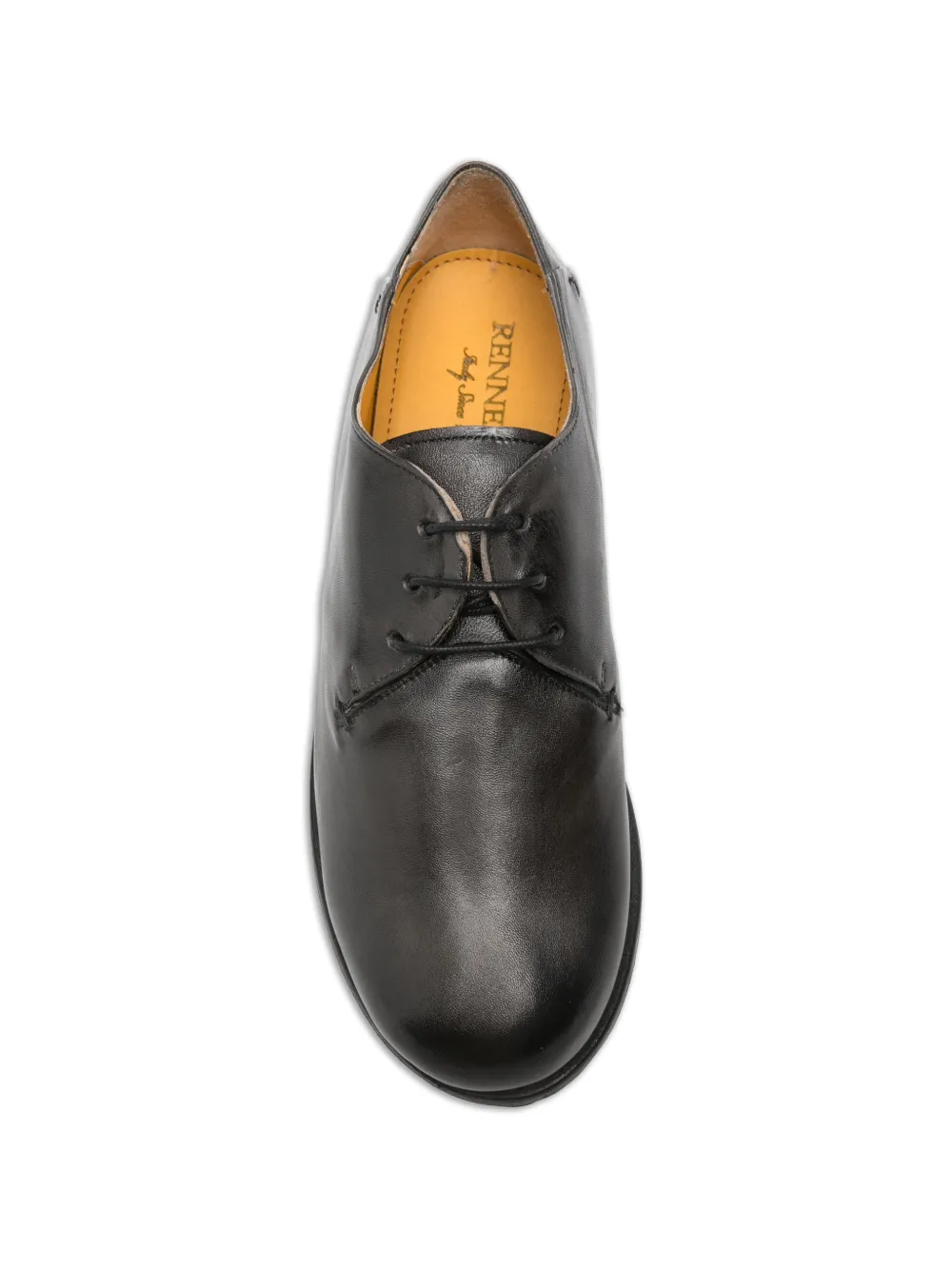 FRATELLI RENNELLA Leren Derby veterschoenen Zwart