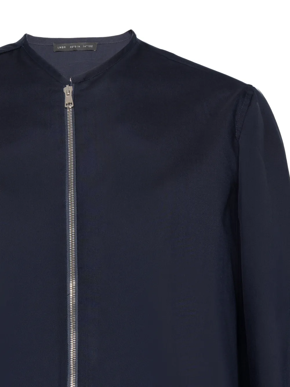 Low Brand Kraagloos jack Blauw