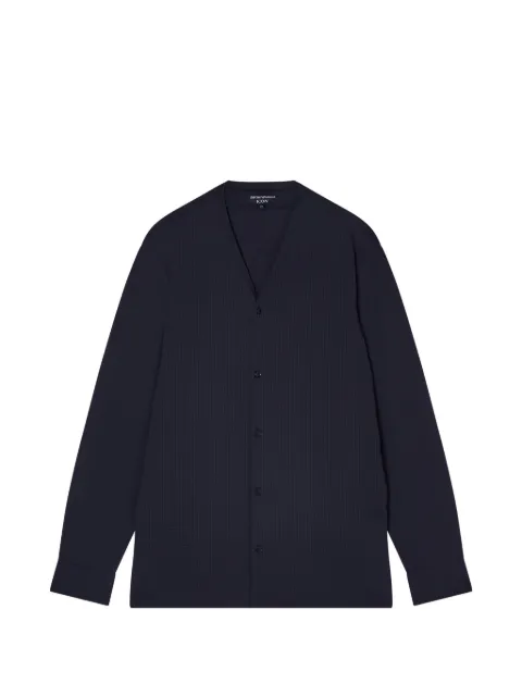 Emporio Armani V-neck long-sleeved shirt