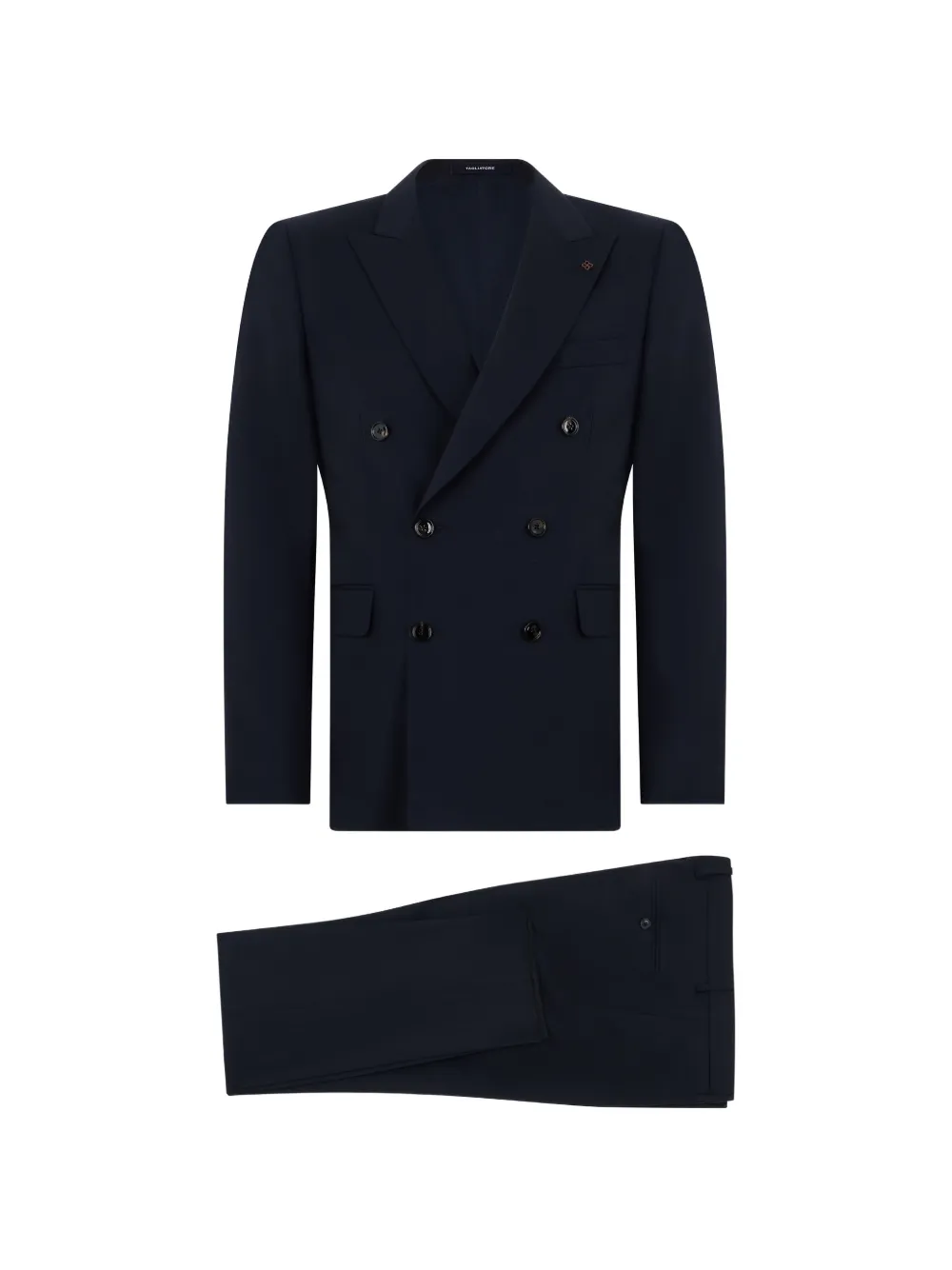 Tagliatore double-breasted peaked-lapel suit - Blu