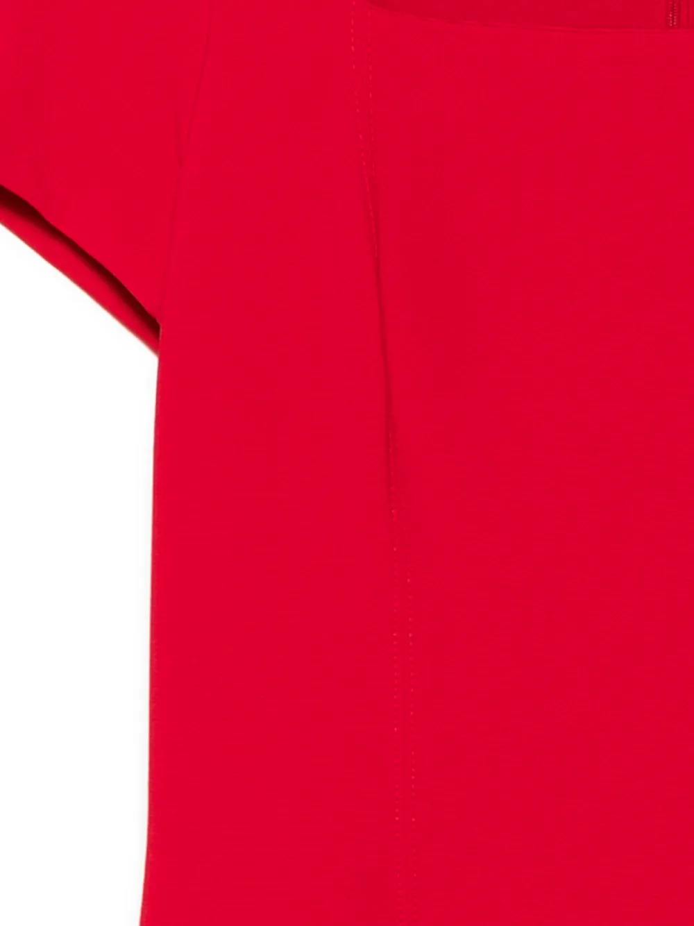 Lauren Ralph Lauren Drasey jurk met korte mouwen Rood