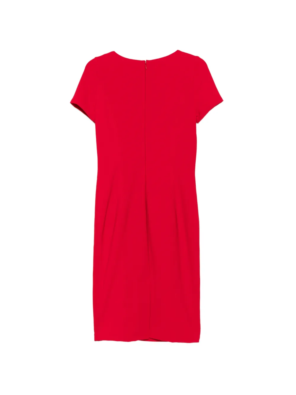 Lauren Ralph Lauren Drasey jurk met korte mouwen Rood